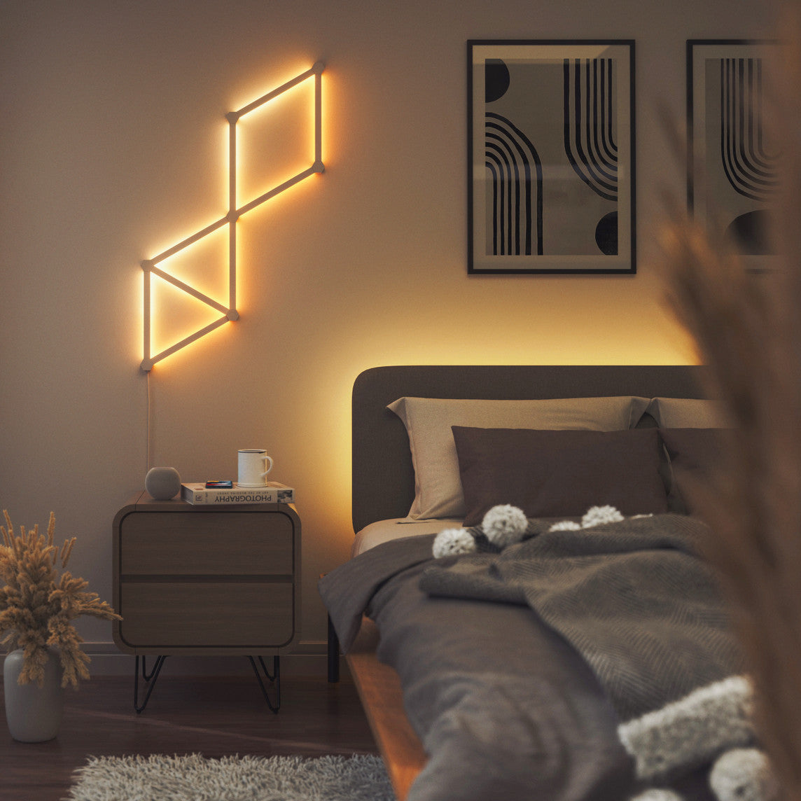 LED-älyvalopaneeli Starter Kit 9 kpl