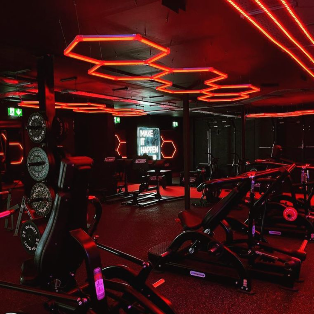 8 RGB Hexagon valaisin