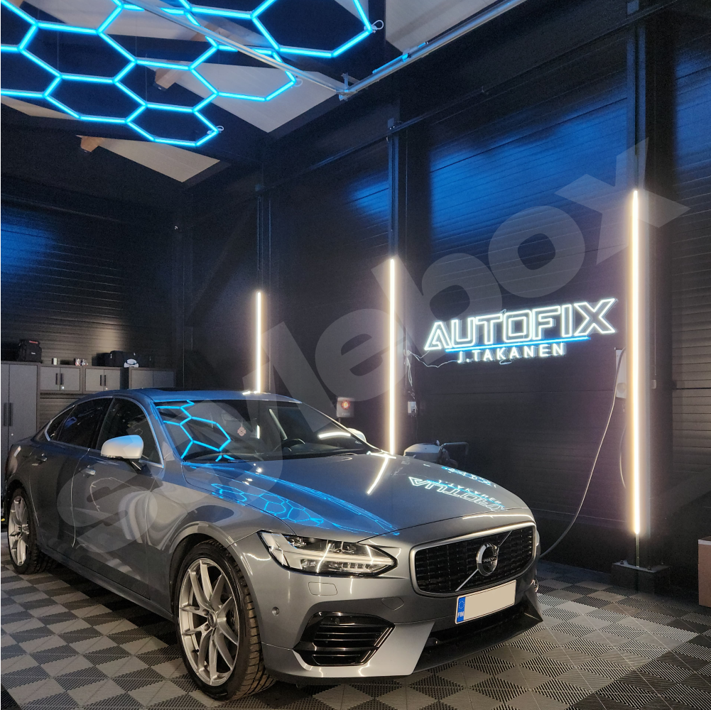 8 RGB Hexagon valaisin