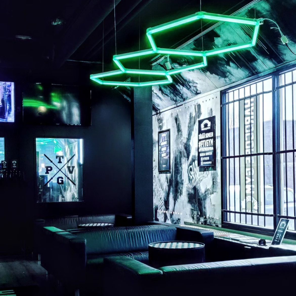 3 RGB Hexagon valaisin